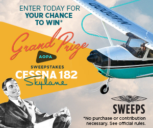 Enter today for your chance to win a Cessna 182 Skylane